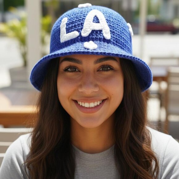 Handmade Crochet LA Bucket Hats New main image 9